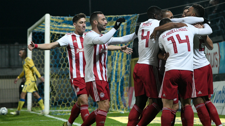 Καταιγιστικός ο Ολυμπιακός, συνέτριψε με 5-0 τον Αστέρα στην Τρίπολη