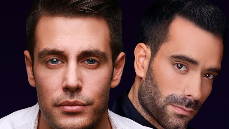 Ο Κώστας Μαρτάκης και ο Στράτος Καραλής στο Posidonio