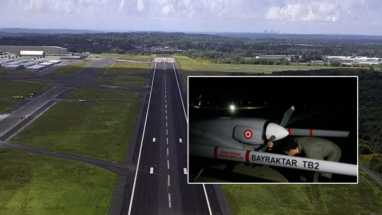 Καρέ-καρέ η προσγείωση τουρκικού drone στα Κατεχόμενα