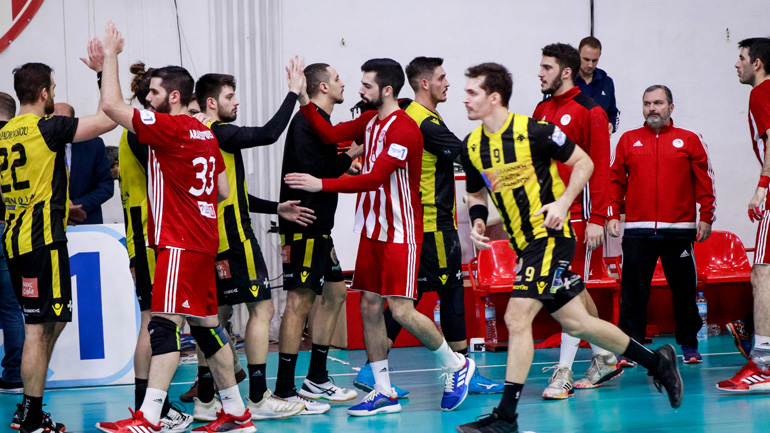 Handball Premier: Η ΑΕΚ νικήτρια στο ντέρμπι, 27-24 τον Ολυμπιακό