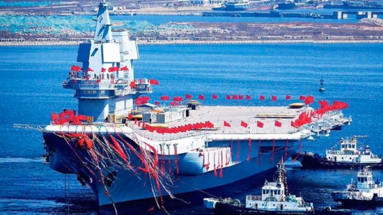 Τέθηκε σε λειτουργία το δεύτερο κινεζικό αεροπλανοφόρο