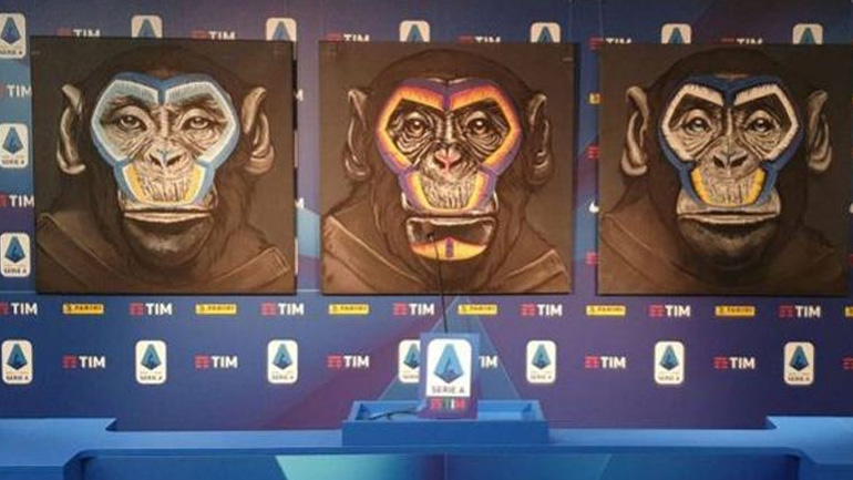 Iταλία: Η Serie A απολογήθηκε για την αντιρατσιστική καμπάνια με τους πιθήκους