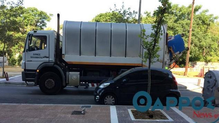 Βρέθηκε βρέφος σε κάδο σκουπιδιών στο κέντρο της Καλαμάτας