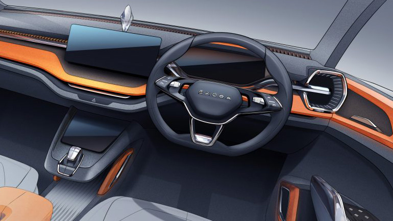 Το εσωτερικό του νέου Skoda Vision In