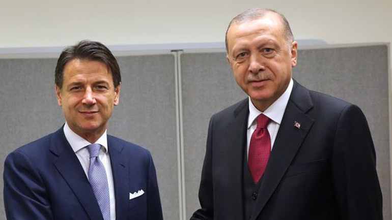 Τηλεφωνική επικοινωνία Κόντε – Ερντογάν για τη Λιβύη