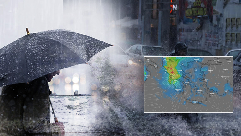 Επιδείνωση του καιρού με βροχές και καταιγίδες