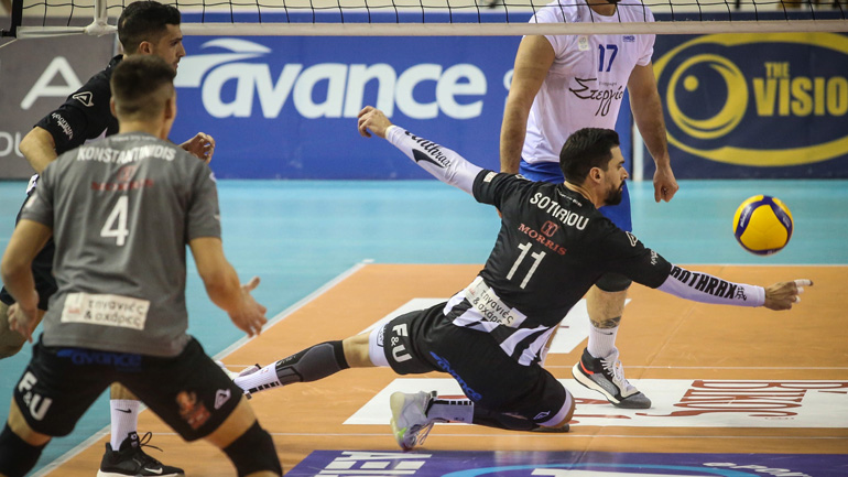 Volley League: Δύσκολα ο ΠΑΟΚ, 3-2 την Κηφισιά