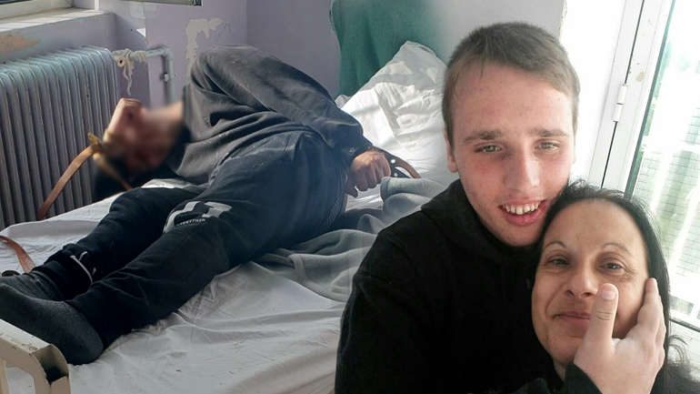 Αυτιστικός νεαρός δεμένος χειροπόδαρα στο Δρομοκαΐτειο