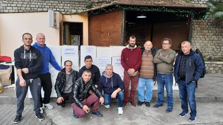 Ανθρωπιστική βοήθεια στους σεισμόπληκτους της Αλβανίας από τον Δήμο Καβάλας