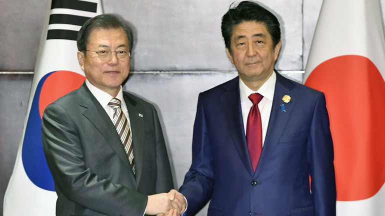 Άμπε: Η Σεούλ να κάνει βήματα για να επιλυθεί η διμερής διένεξη