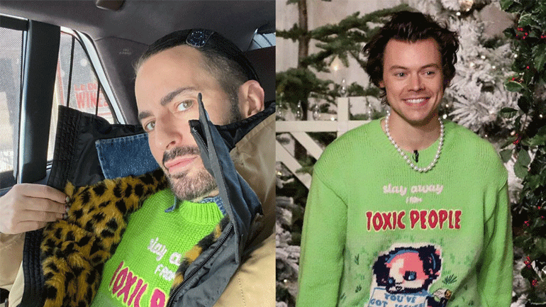 Οι Χάρι Στάιλς και Μαρκ Τζέικομπς λάνσαραν το αντίδοτο στα… άσχημα πουλόβερ των Χριστουγέννων