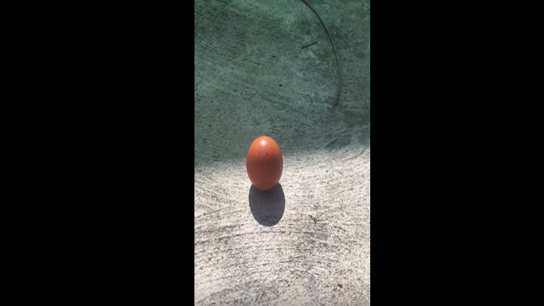 Το πείραμα του «όρθιου αβγού» γίνεται μόνο με την έκλειψη Ηλίου