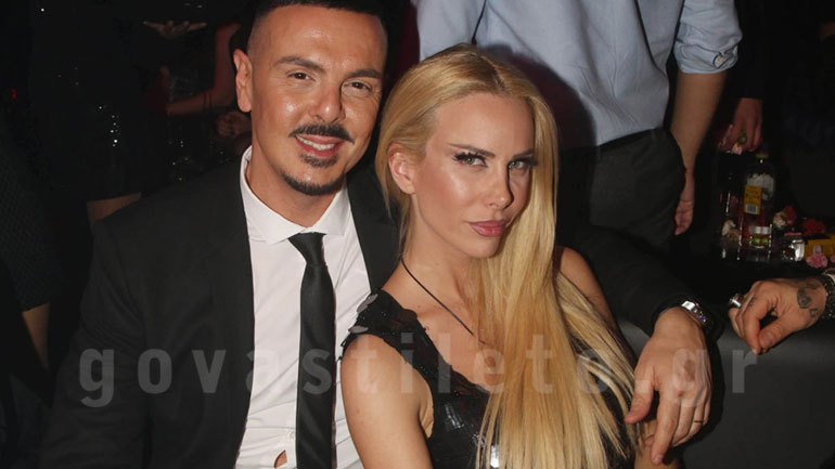 Νίκος Βουρλιώτης – Όλγα Καρπαθάκη: Βραδινή έξοδος για το ερωτευμένο ζευγάρι