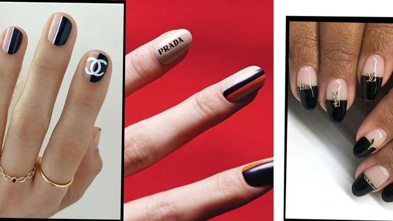 Τα logo nails είναι η νέα τάση στα νύχια