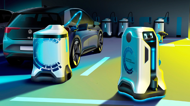H VW ετοιμάζει ρομπότ φορτιστές