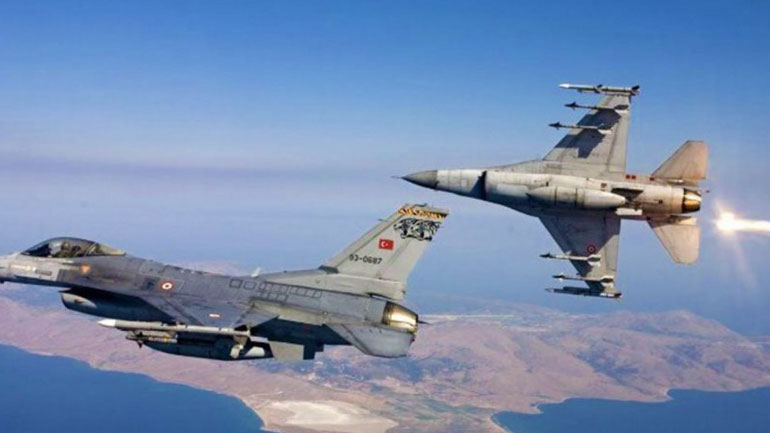 Νέες πτήσεις τουρκικών αεροσκαφών πάνω από την Παναγιά και τις Οινούσες