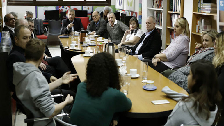 Επίσκεψη του Γιώργου Πατούλη στο παιδικό χωριό SOS της Βάρης