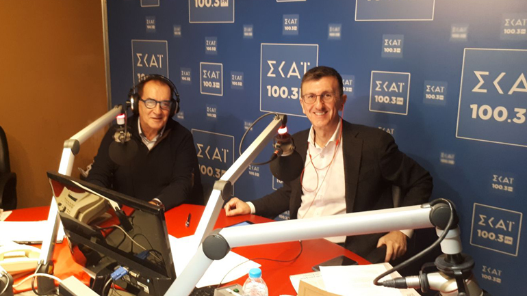 Άρης Πορτοσάλτε (δεξιά) και Άρης Γαλανόπουλος