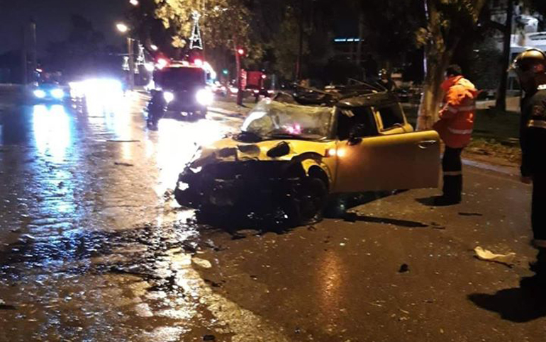 Εικόνα από την παραλιακή προ ημερών όπου έχασε τη ζωή της μία νεαρή κοπέλα... 