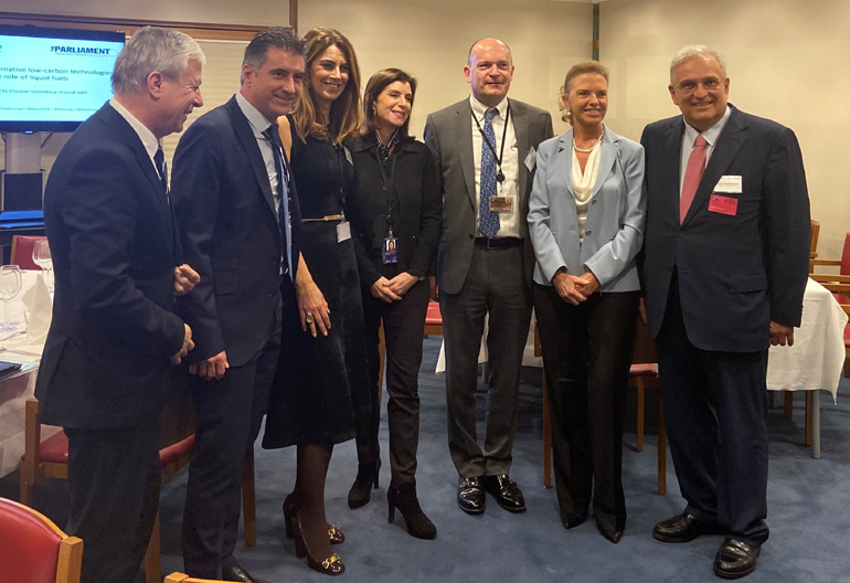 Από την εκδήλωση που έλαβε μέρος στο Στρασβούργο