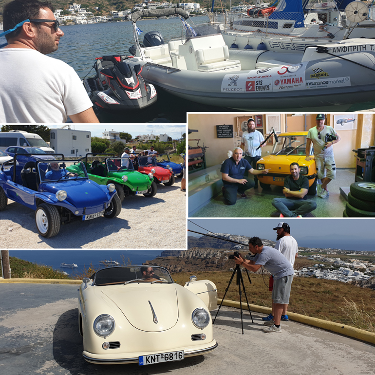 Ταξιδέψαμε με Jet Ski στις Κυκλάδες και προσεγγίσαμε με έναν διαφορετικό τρόπο θέματα που αφορούν σε αυτοκίνητα που έχουν κατασκευαστεί στην Ελλάδα...