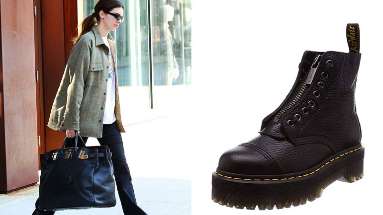 Combat boots: Εμπνευστείτε για τα looks σας από την Kendall Jenner