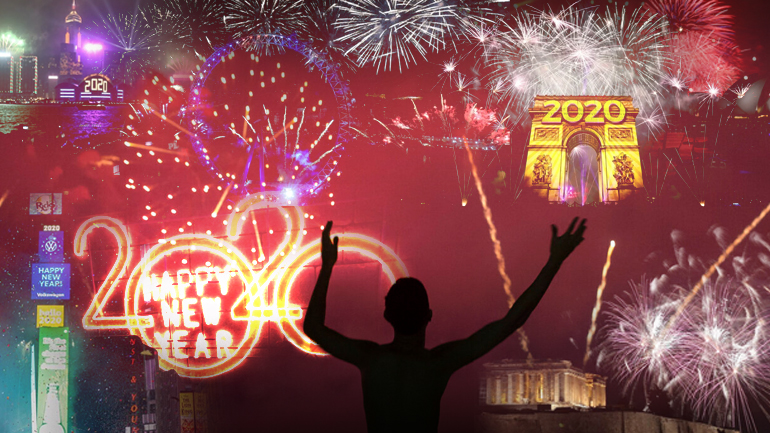 Έτσι υποδέχτηκε ο πλανήτης το 2020