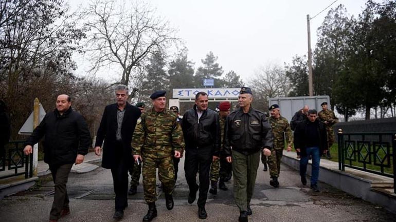 Ο Αλ. Στεφανής σε μονάδες του Στρατού Ξηράς και της Πολεμικής Αεροπορίας σε Έβρο και Μαγνησία