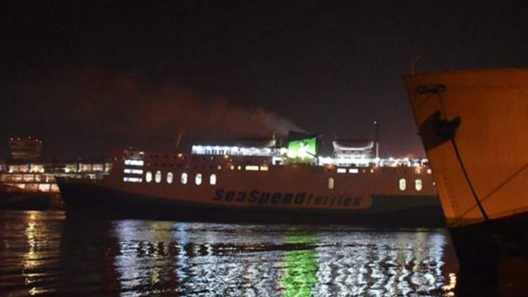 Το OLYMPUS ήταν το πρώτο πλοίο που έδεσε στο λιμάνι του Πειραιά για το 2020