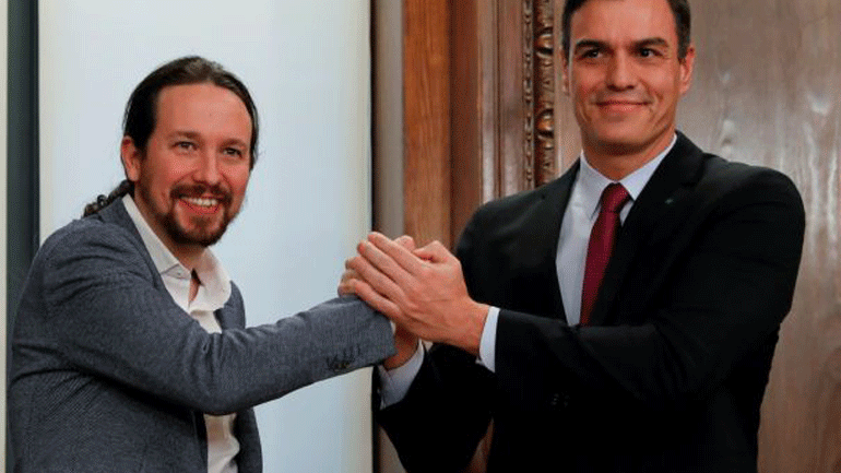 Ισπανία: Το ERC συμφώνησε να στηρίξει δια της αποχής μια κυβέρνηση των Σοσιαλιστών με το Podemos