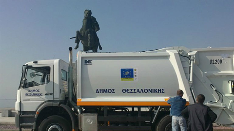 Θεσσαλονίκη: Διπλάσια τα απορρίμματα στην πόλη έπειτα από τις γιορτές