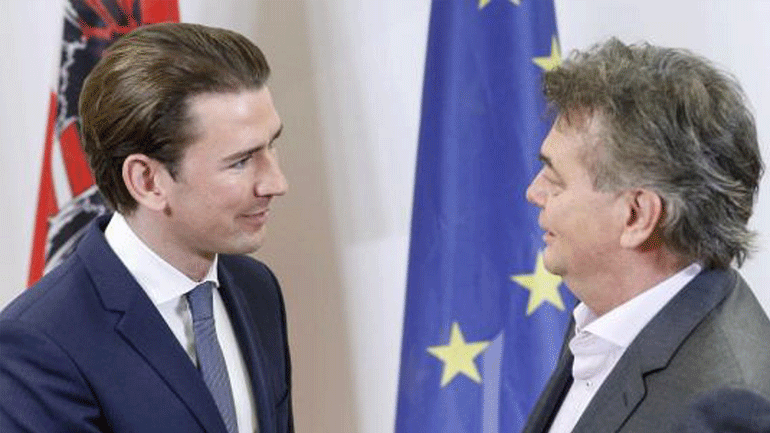 Νέο κεφάλαιο για την Αυστρία με την κυβέρνηση συνασπισμού του Λαϊκού Κόμματος και των Πρασίνων