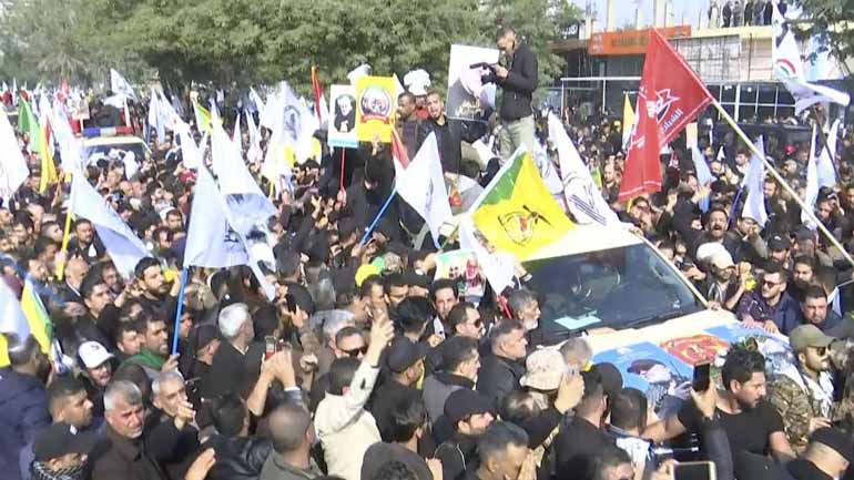 Ιράκ: Τριήμερο πένθος για τον θάνατο του Σουλεϊμανί και του Μουχάντις