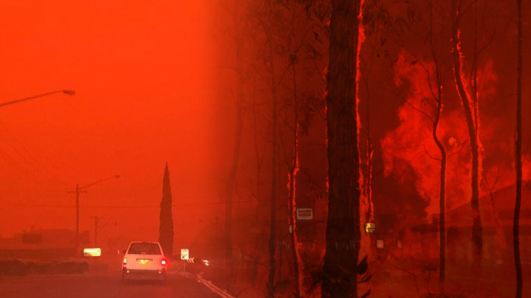 Καρέ – καρέ ο πύρινος όλεθρος στην Αυστραλία
