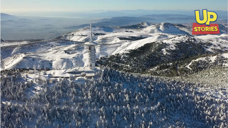 Η Πάρνηθα στα «λευκά»: Εντυπωσιακό video από το βουνό της Αττικής