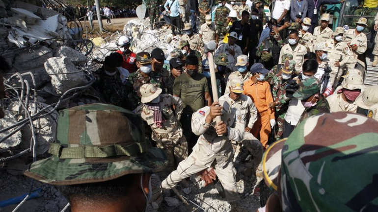 Νεκροί 36 άνθρωποι ανάμεσά τους παιδιά από κατάρρευση κτιρίου στη Καμπότζη