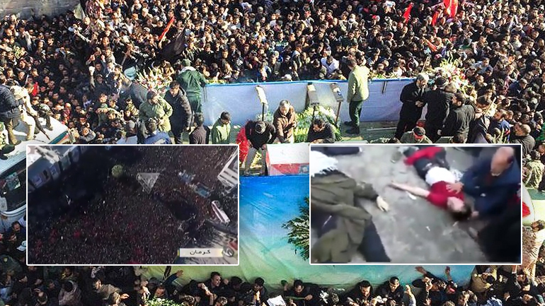 Τραγωδία στην κηδεία του Σουλεϊμανί