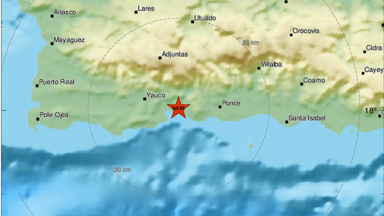 Σεισμός 3,8 Ρίχτερ στο Πουέρτο Ρίκο