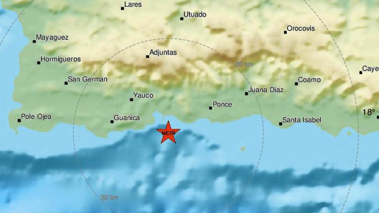Σεισμός 4,7 Ρίχτερ στο Πουέρτο Ρίκο
