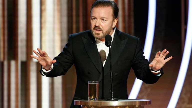 Χρυσές Σφαίρες: Ο μονόλογος του Ρίκι Ζερβέ για το «υποκριτικό» Χόλιγουντ