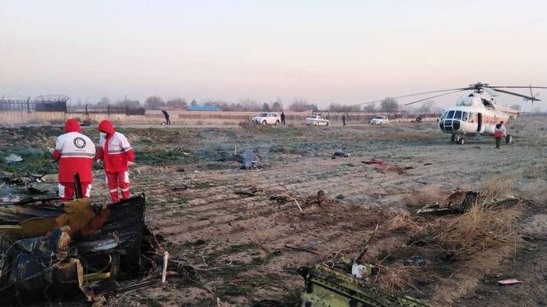 Συντριβή ουκρανικού Boeing μετά την απογείωσή του από την Τεχεράνη