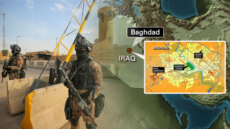 Ρουκέτες έπληξαν την Πράσινη Ζώνη της Βαγδάτης