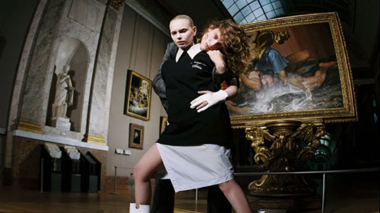 Έργα του ντα Βίντσι σε κρεασιόν του Virgil Abloh