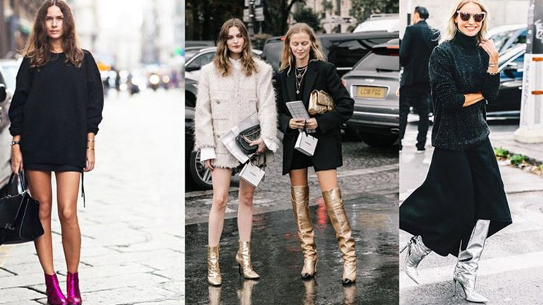 Οι metallic boots που θα απογειώσουν τις εμφανίσεις σας στην πόλη!