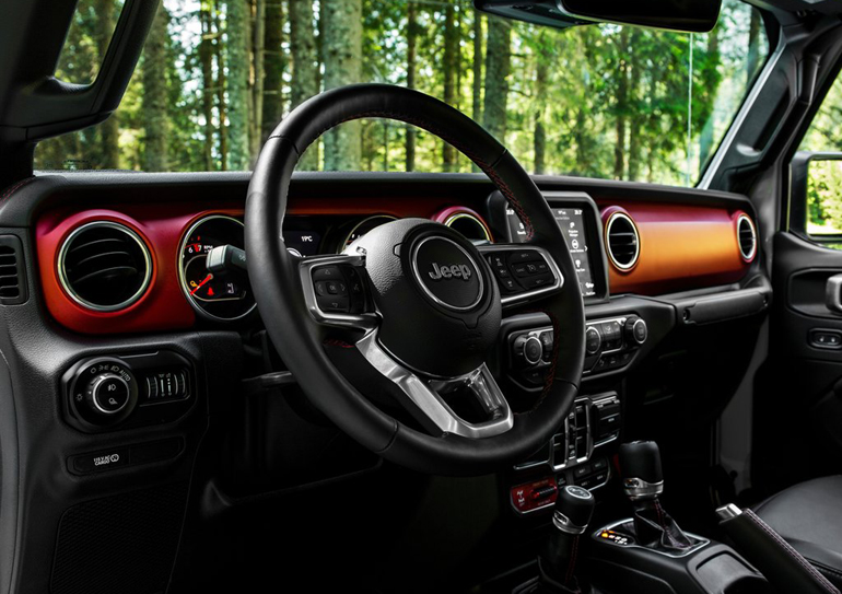 Το εσωτερικό του Jeep Gladiator