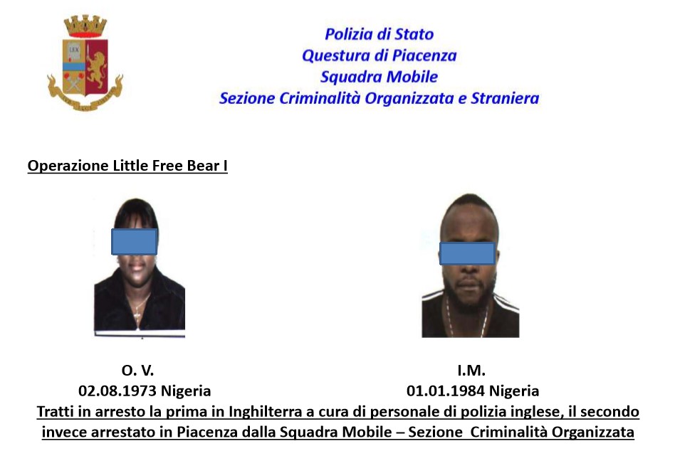 Εγκέφαλοι του κυκλώματος. Το άτομο αριστερά συνελήφθη στη Βρετανία και το άτομο στα δεξιά συνελήφθη στην Ιταλία