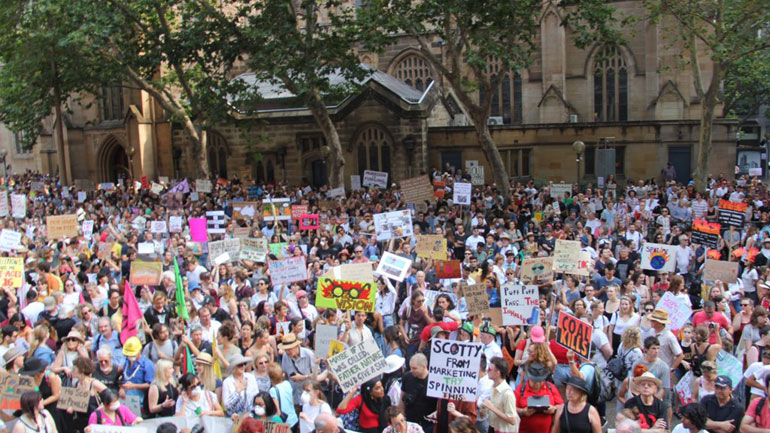 Αυστραλία: Διαδηλώσεις κατά της αδράνειας της κυβέρνησης για την κλιματική αλλαγή