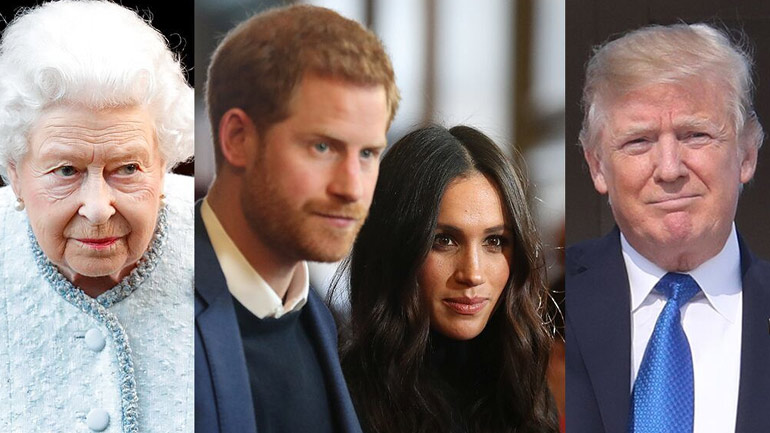 Τραμπ: «Θλίψη»  για την κρίση στη βασιλική οικογένεια της Βρετανίας