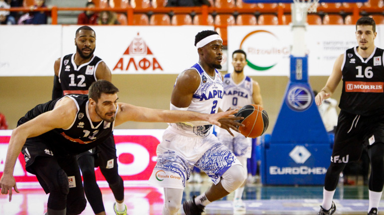 Συνεχίζει ακάθεκτη η Λάρισα, 95-85 τον ΠΑΟΚ