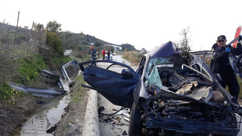 Τροχαίο με δύο νεκρούς και δύο τραυματίες στην Πατρών-Πύργου